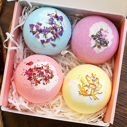 Fragrant Gift Box Bath Bubble Egg Bombs