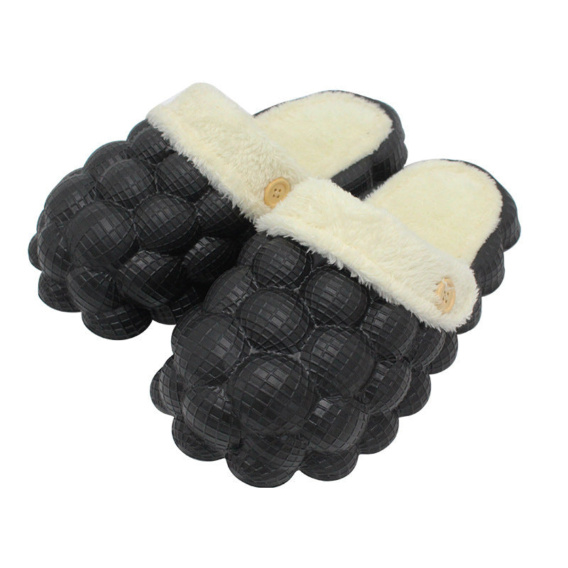 Lychee Bubble Cotton Slippers Trend