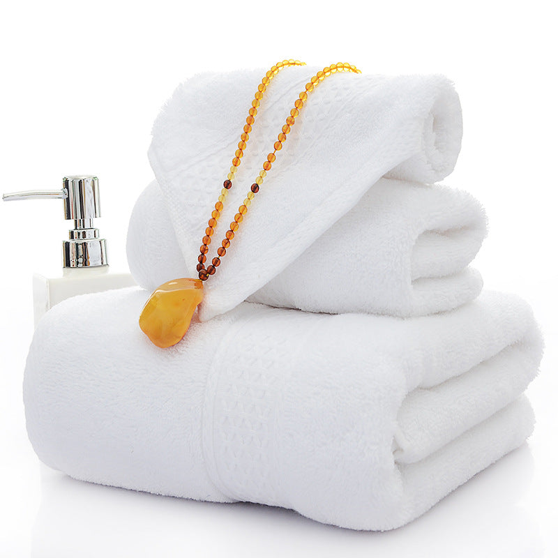 Three-piece bath towel set