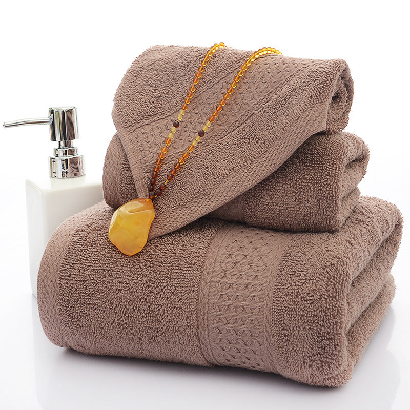 Three-piece bath towel set