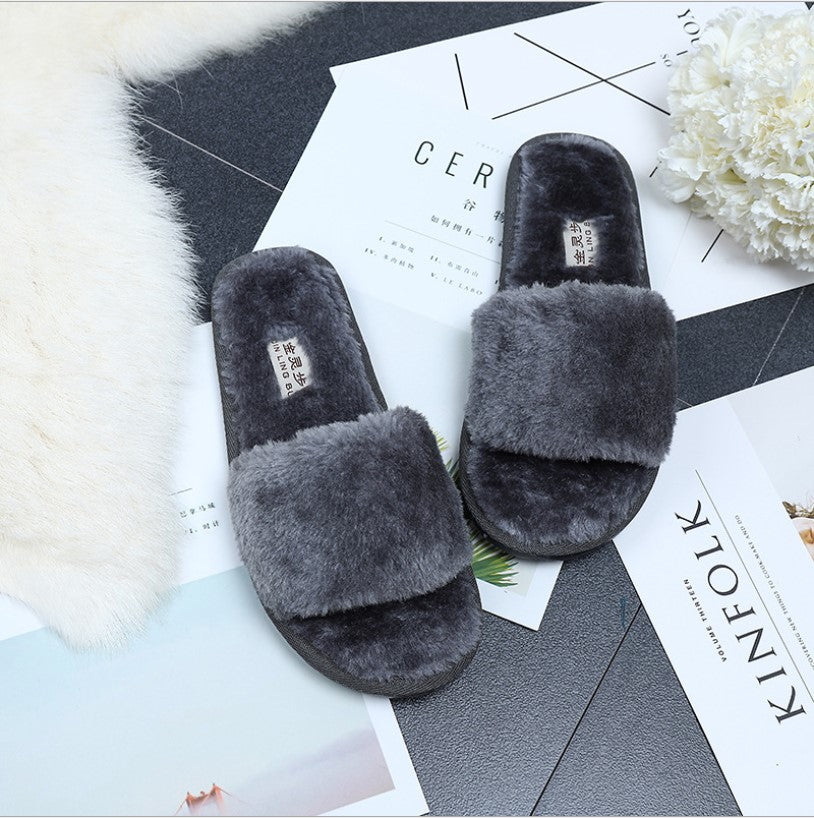 Inner home cotton slippers