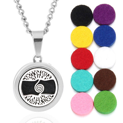 Oils Diffuser Necklace Locket Pendant Free With Pcs Oil Pads