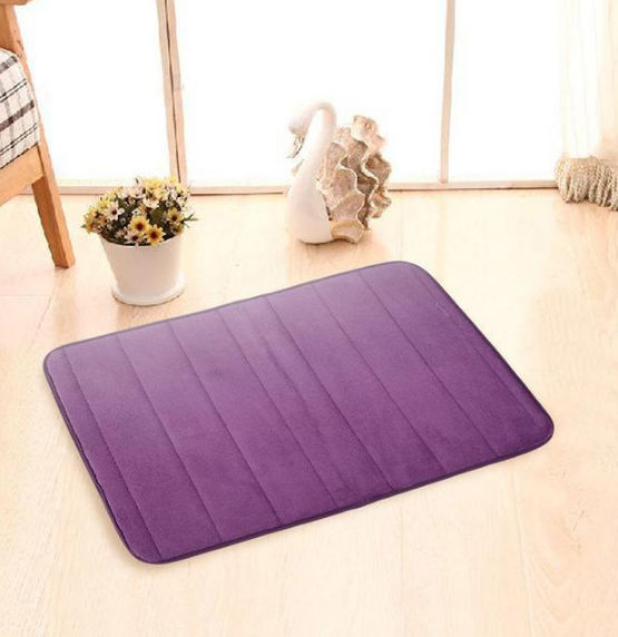 Velvet Memory Foam Bathmat