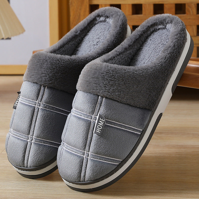 Slugged Bottom Plush Slippers