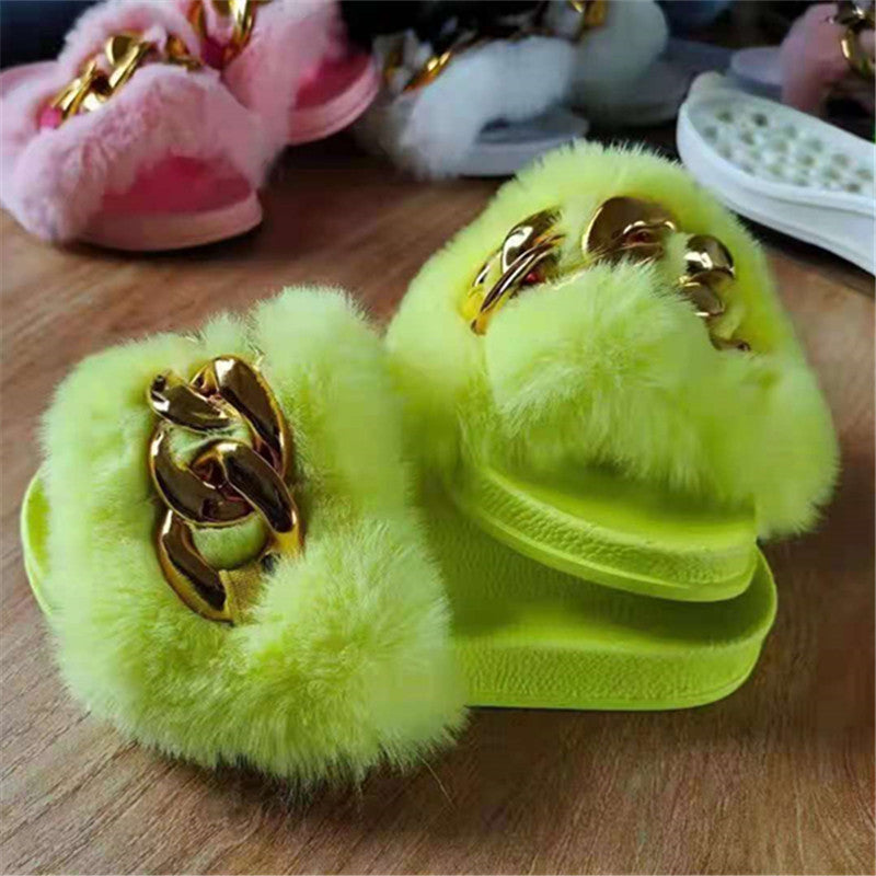 Women's Autumn Plus Size Flat Slippers