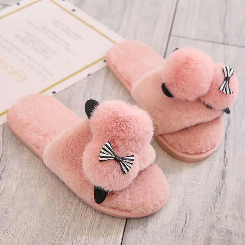 Plush Cotton Slippers