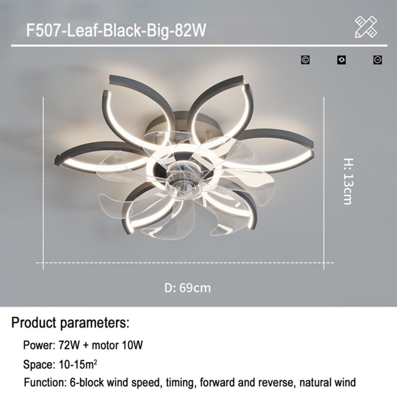 Luxury Intelligent Suction Fan Lamp