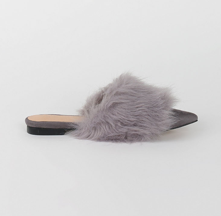 Flat Bottom Fleece Slippers