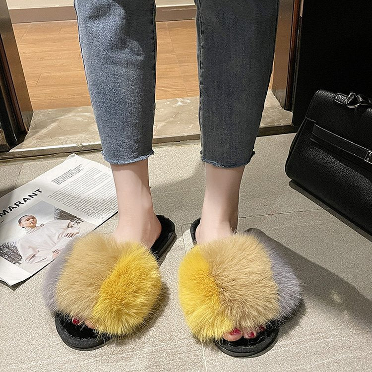 Plush Fur Slippers