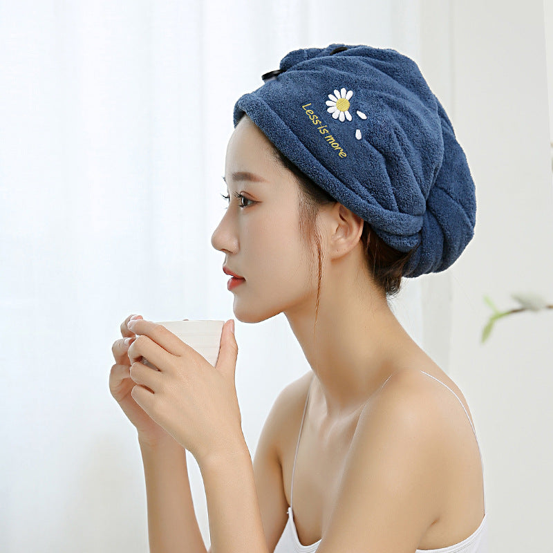 Hair Strong Water Absorption Does Not Hurt Hair Shampoo Bag Headscarf