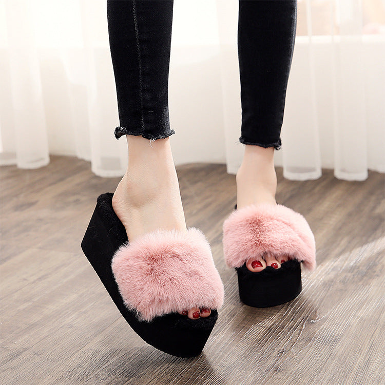 Women's Thick-soled Slippers