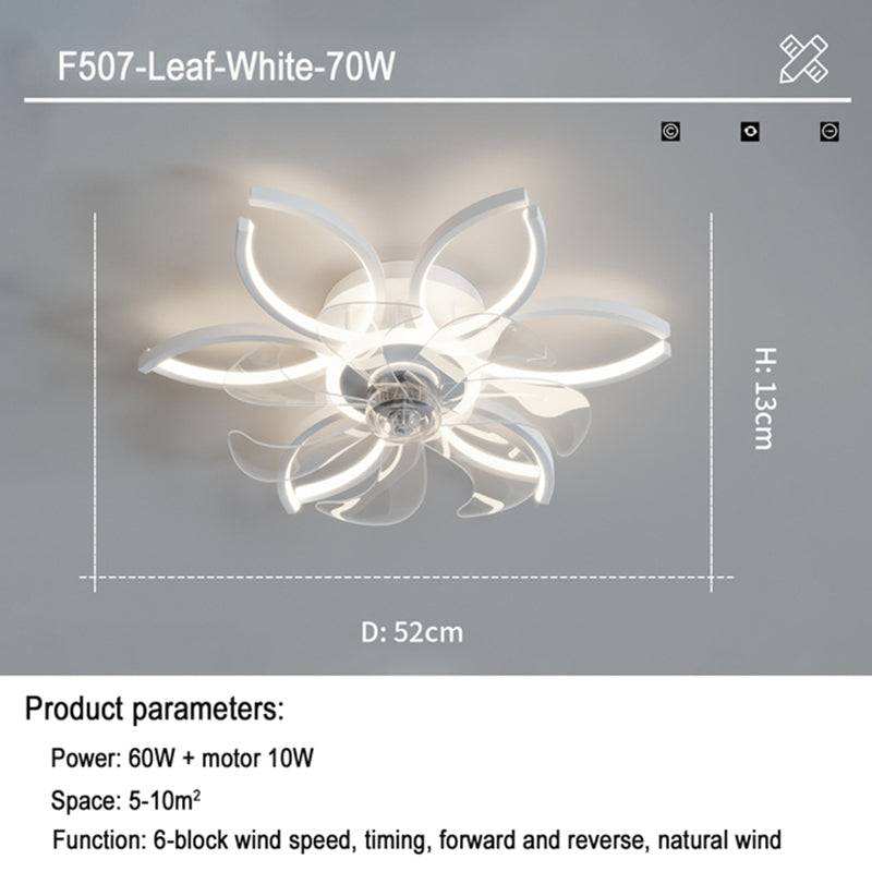 Luxury Intelligent Suction Fan Lamp