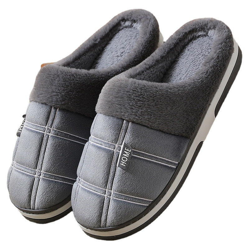 Slugged Bottom Plush Slippers