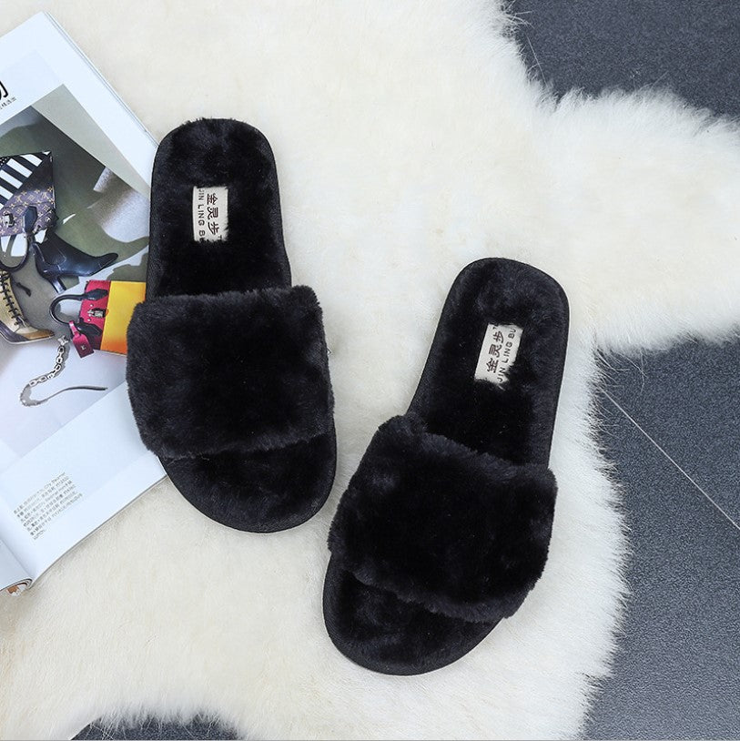 Inner home cotton slippers