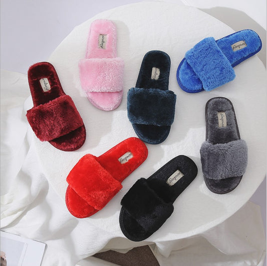 Inner home cotton slippers