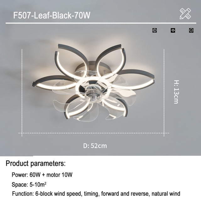 Luxury Intelligent Suction Fan Lamp