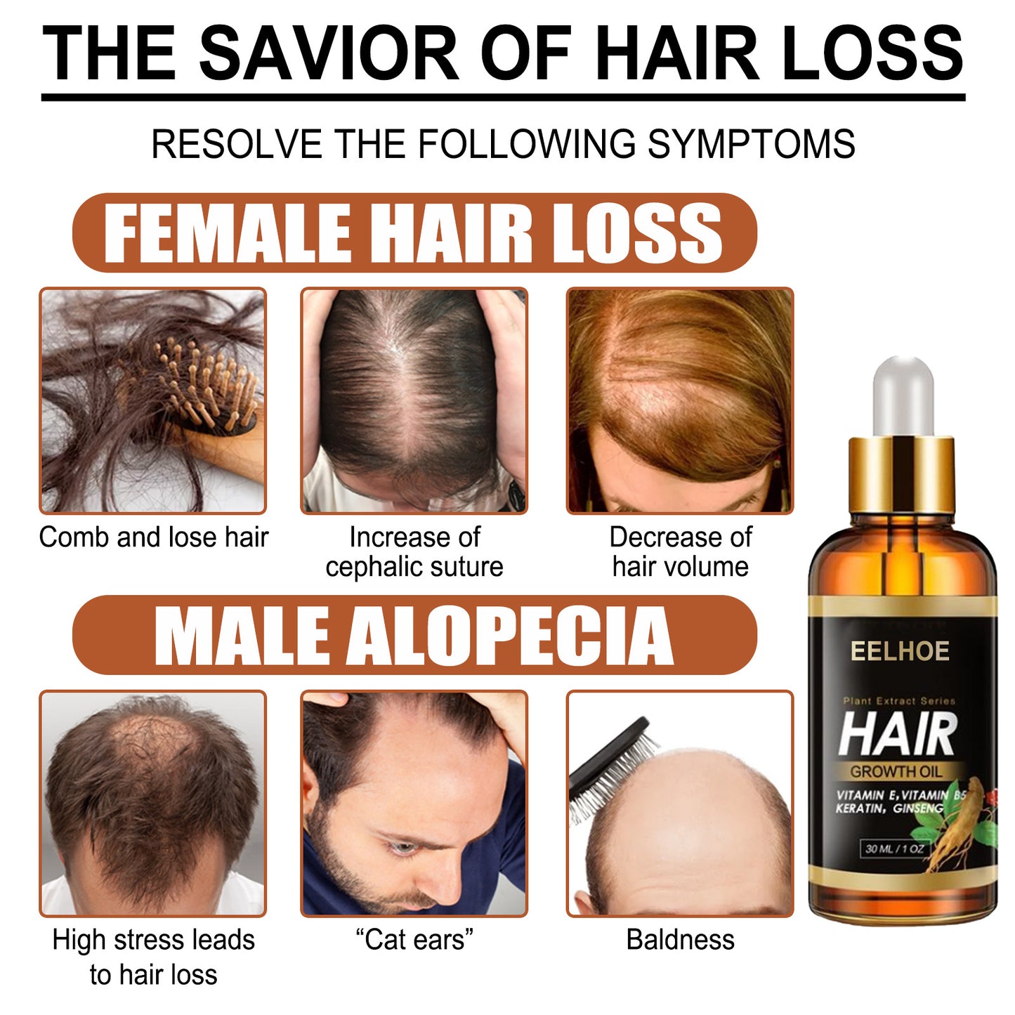 Hair Care Essential Oil Hair Strong Hair Reduce Hair Loss Essential Oil