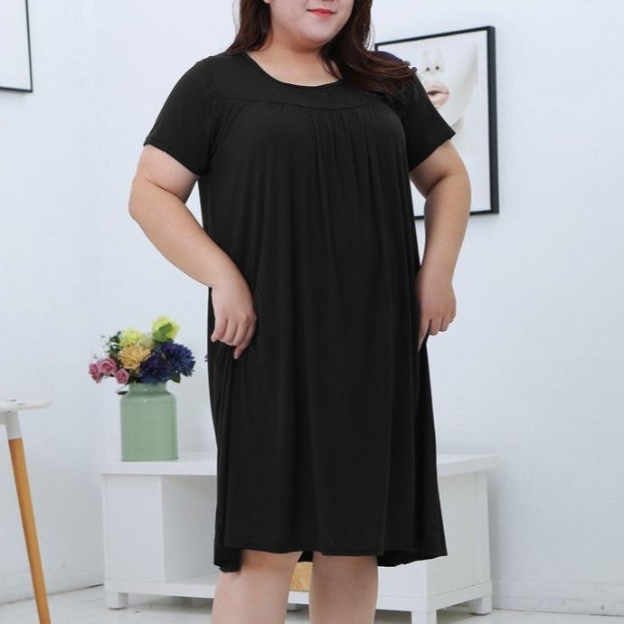 Oversized Women's Summer Thin Loose Modal Cotton Nightdress