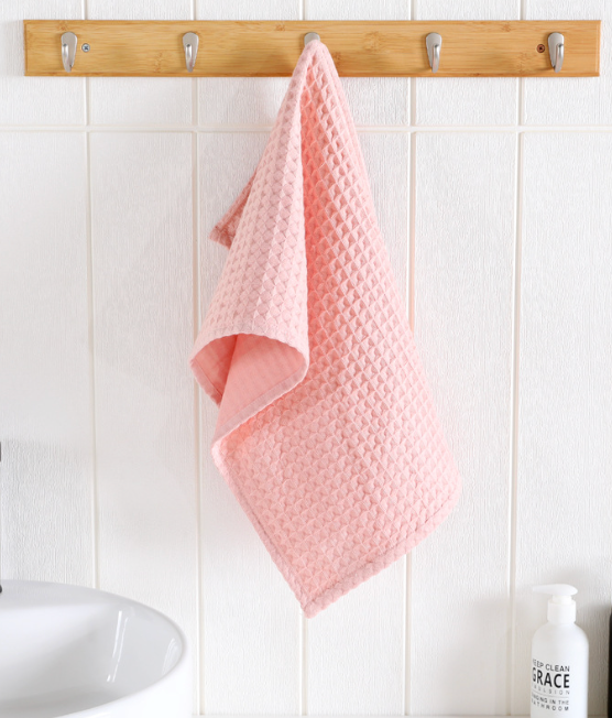 Pure Cotton Waffle Bath Towel