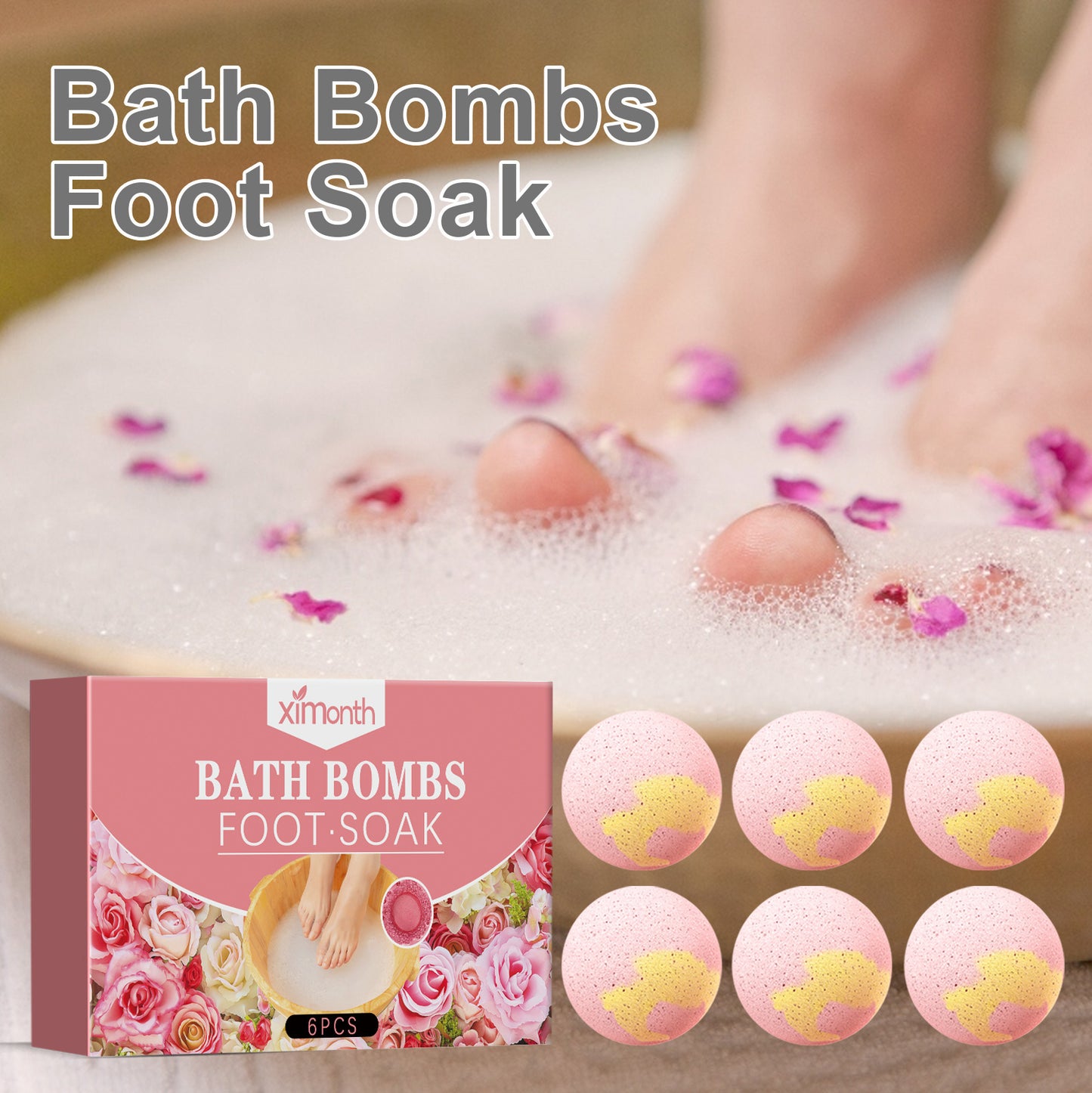 Hydrating And Skin Rejuvenating Repair And Cleaning Foot Bath Ball