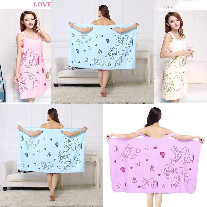 Quick-drying Water-absorbing And Hair-free Suspender Bath Skirt