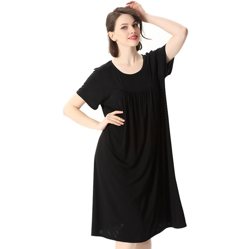 Oversized Women's Summer Thin Loose Modal Cotton Nightdress