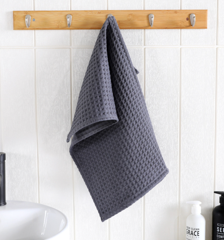 Pure Cotton Waffle Bath Towel