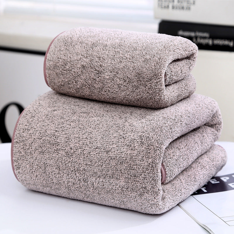 Bamboo Charcoal Fiber Coral Fleece Towel