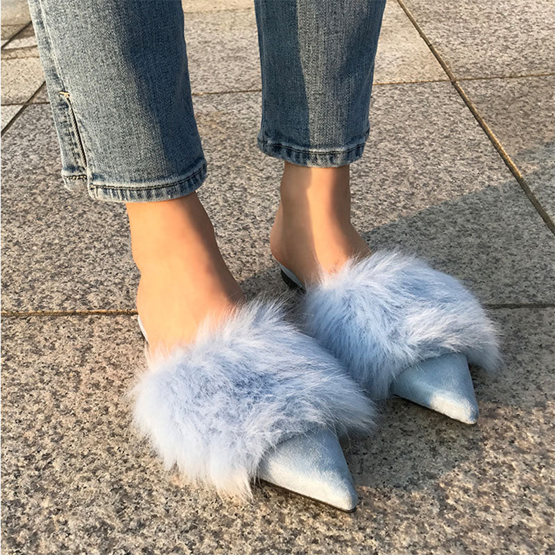 Flat Bottom Fleece Slippers