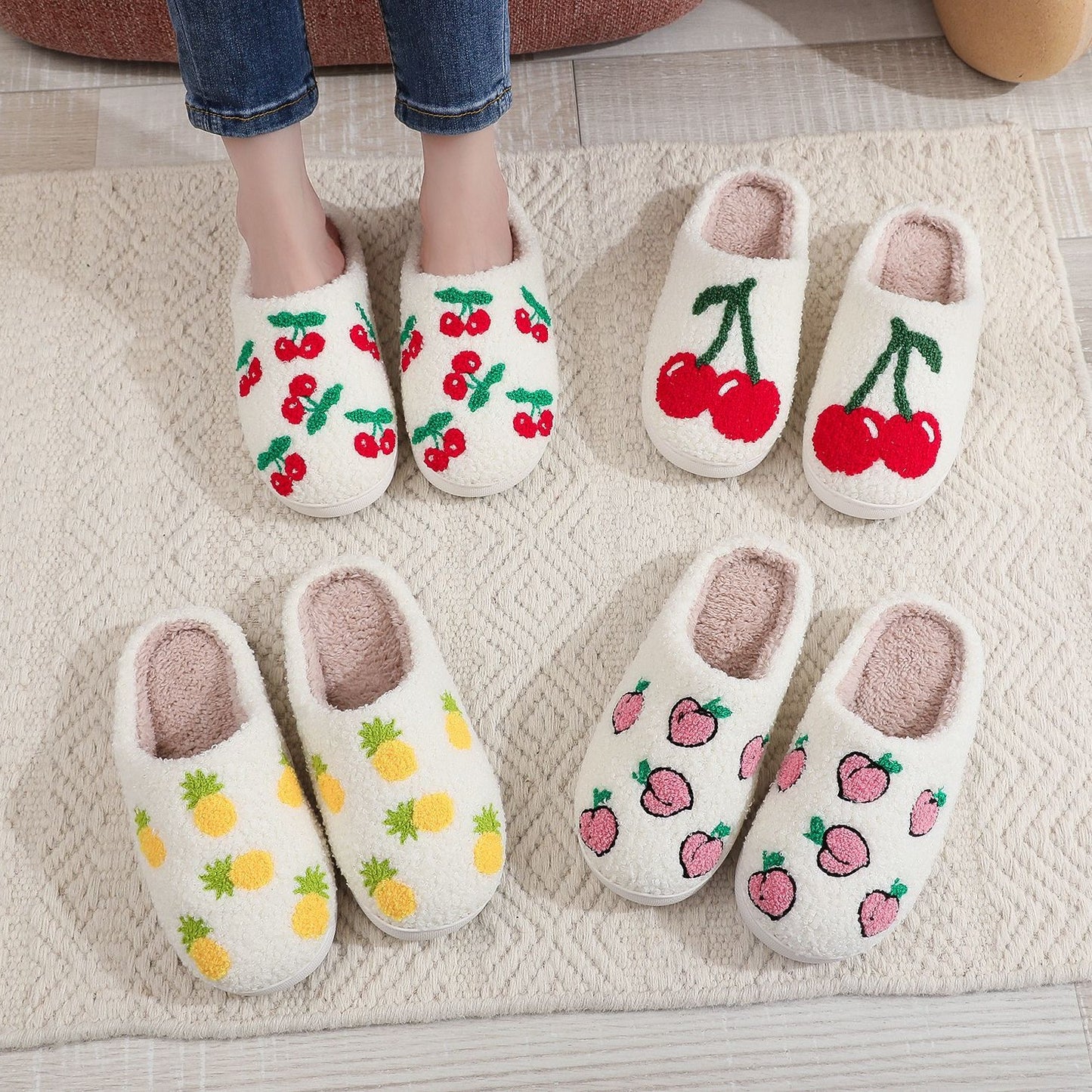 Cotton Slippers Male And Female Home Winter Indoor Cotton Slippers