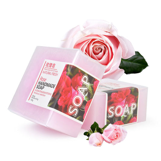 Cleansing Makeup Remover Rose Soap Cross-border Bath Essential Oil