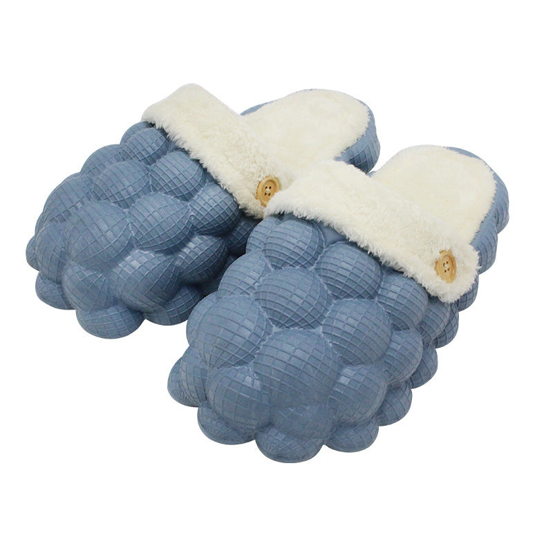 Lychee Bubble Cotton Slippers Trend