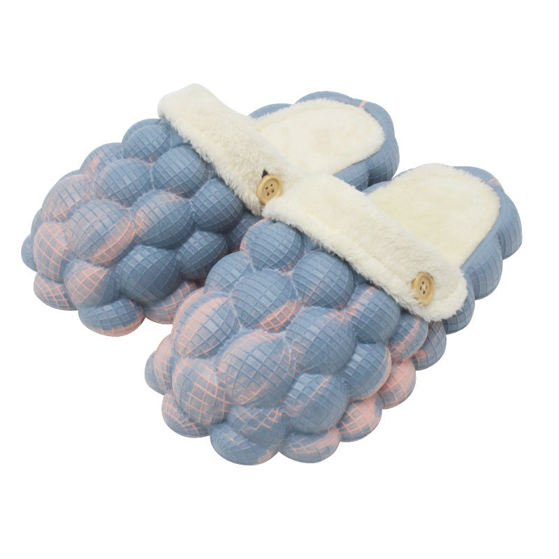 Lychee Bubble Cotton Slippers Trend