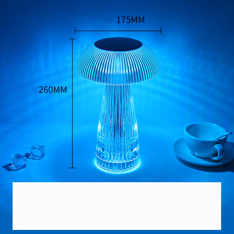 Creative Crystal Lamp Jellyfish Table Lamp Light Luxury Touch Decoration Home Decor