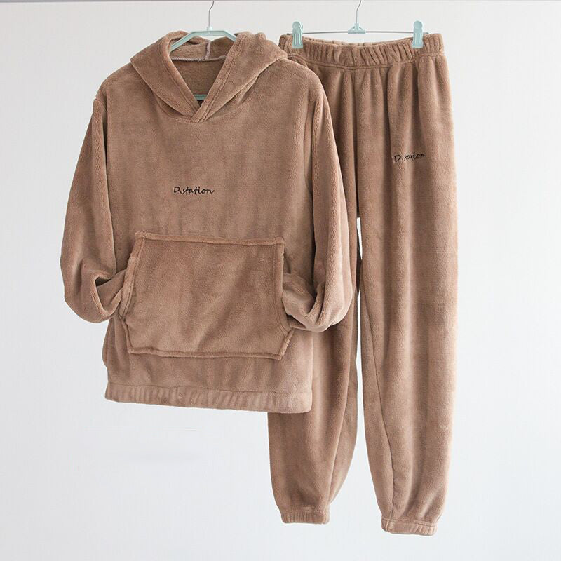 Oversized loose warm pajamas and home wear