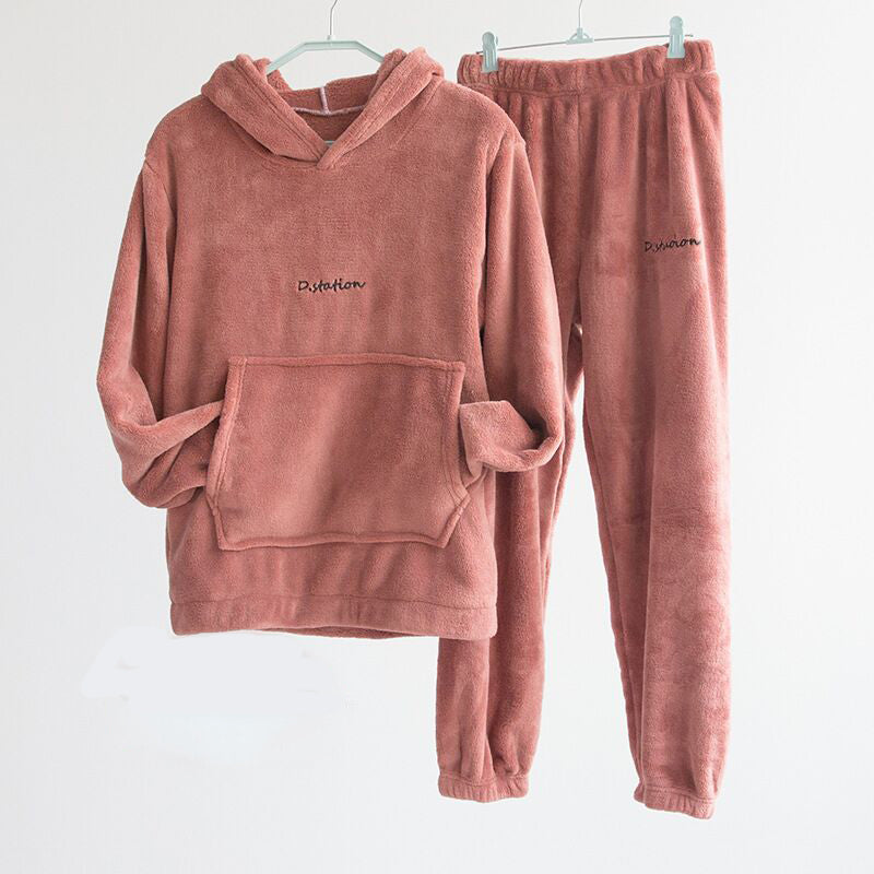 Oversized loose warm pajamas and home wear