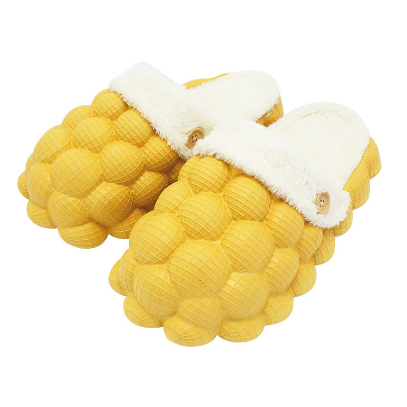 Lychee Bubble Cotton Slippers Trend