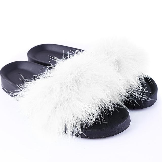 Fur Slide Slippers