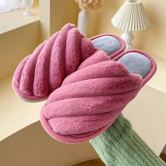 Women's Indoor Plush Cotton Slippers Home