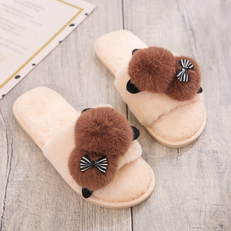 Plush Cotton Slippers