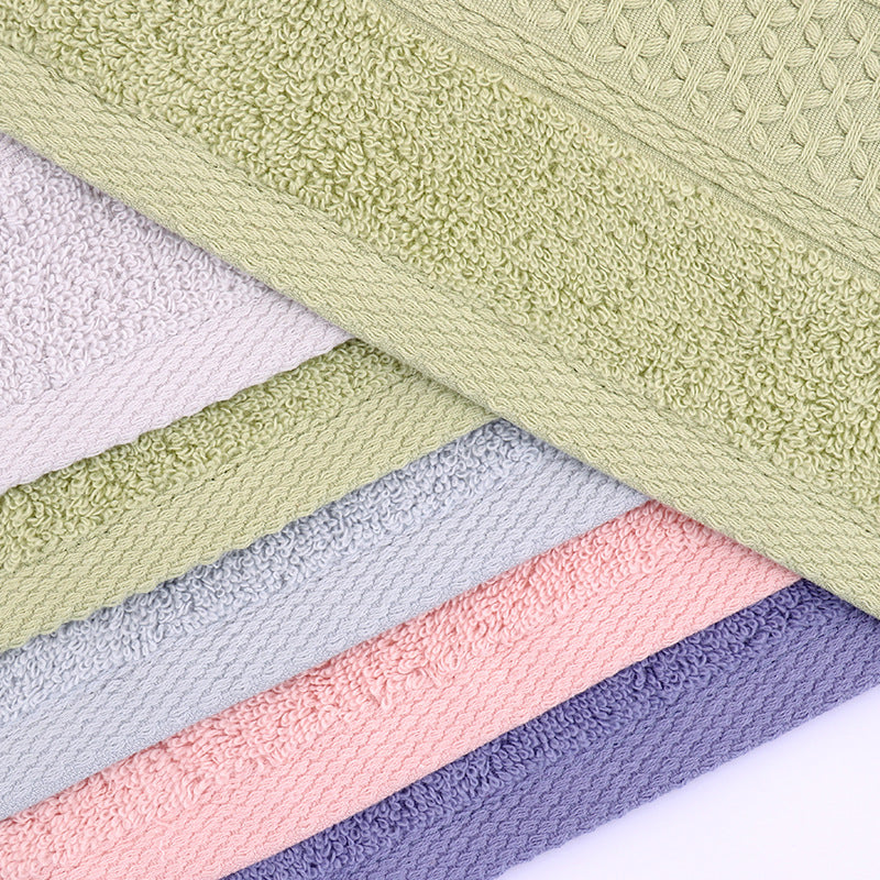 Six Piece Set Of Pure Cotton Bath Towels