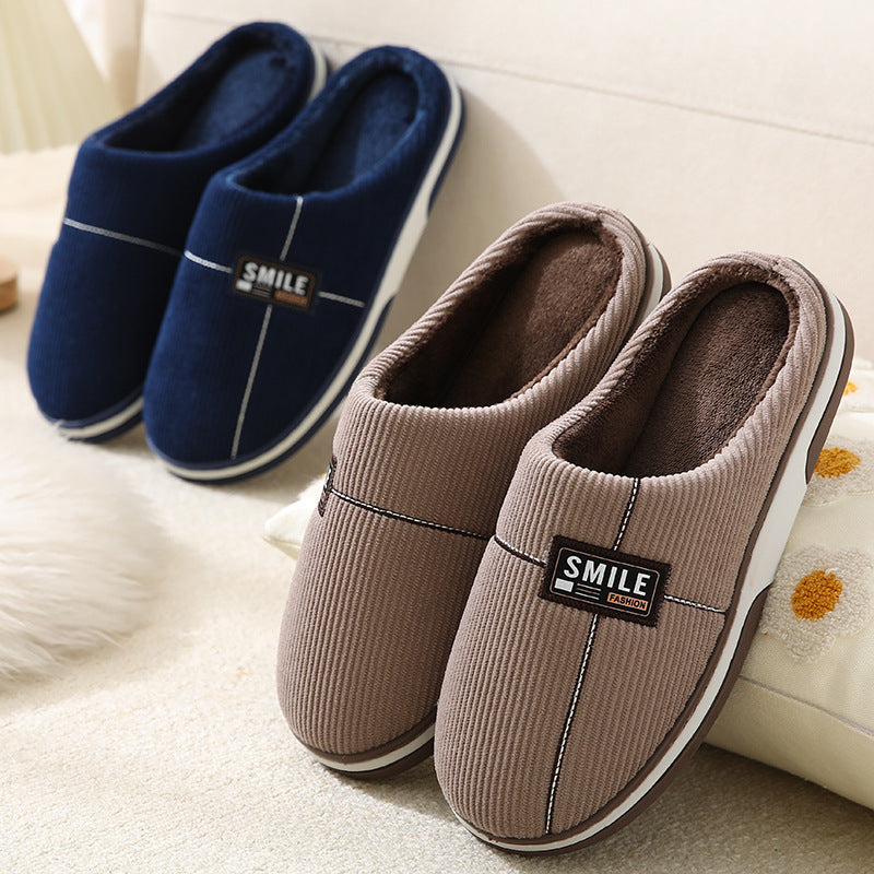 Cotton Slippers Men's Home Indoor Thickening