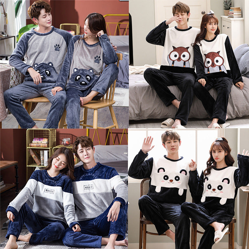 Couples Plush Nightwear