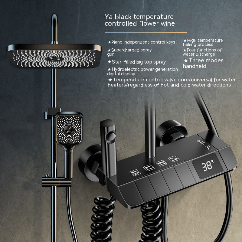 Gray Shower Head Set