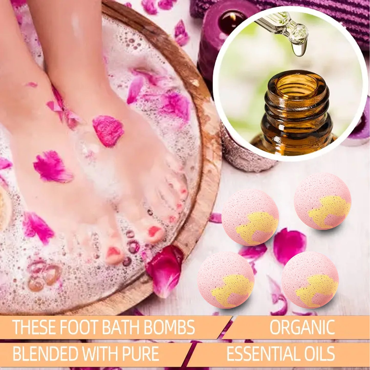 Hydrating And Skin Rejuvenating Repair And Cleaning Foot Bath Ball