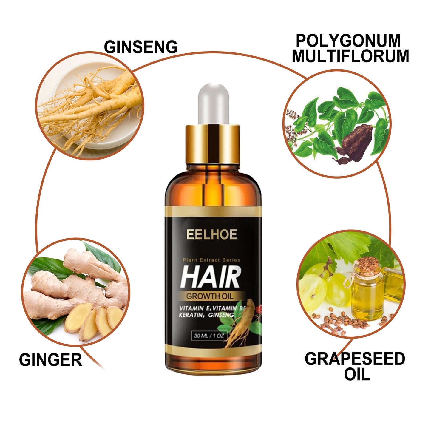 Hair Care Essential Oil Hair Strong Hair Reduce Hair Loss Essential Oil