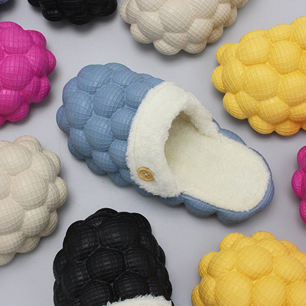 Lychee Bubble Cotton Slippers Trend