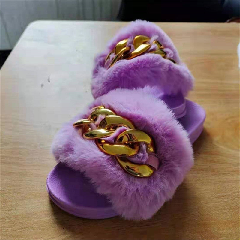 Women's Autumn Plus Size Flat Slippers