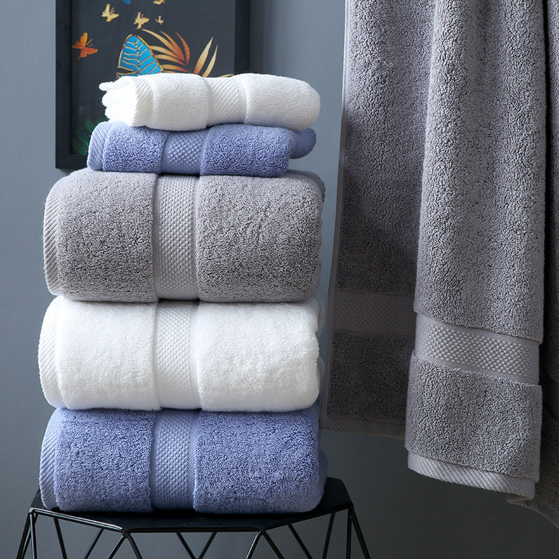 Plus-sized Thick Long-staple Cotton Bath Towel