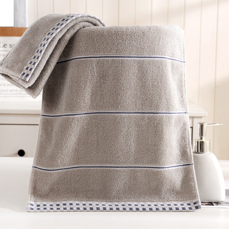 Soft absorbent facial towel